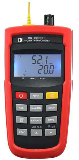 温湿度计 BK8802UW(USB+电源供应器+无线传收)