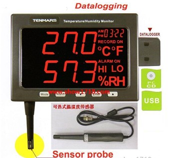 精密型温湿度监测记录器TM-185