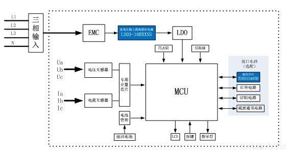 智能电表 工频变压器 直流电压